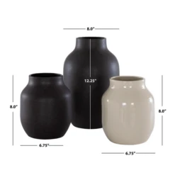 Rayann Vase - Set Of 3 -Art Exhibition Shop webimage 120999098 DIM
