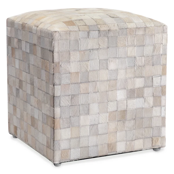 Layton Hair On Hide Ottoman 1 Layton Hair On Hide Ottoman