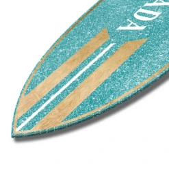 Aqua And Gold Milan Surfboard -Art Exhibition Shop webimage 630428193 DTL